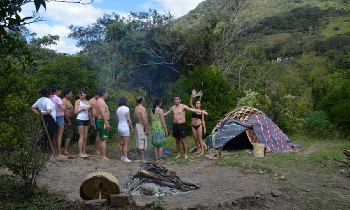 Ayahuasca retraite: Het Amazone Plantdieet - zweethut 2